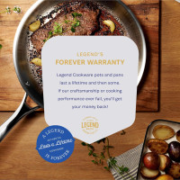 LEGEND COOKWARE Stainless Steel Cookware Set | 5 Ply, 14-Piece, Induction, Non-Toxic, Oven Safe | Best 18/8 Full Clad | Professional Kitchen Cooking, Heavy Chef Quality | PFOA, PTFE & PFOS Free
