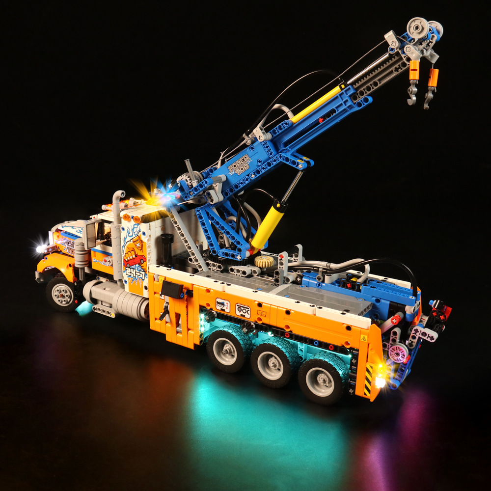 Compatible with LEGO 42128 heavy trailer lighting GC series cross-border dedicated for integrated LEGO lighting