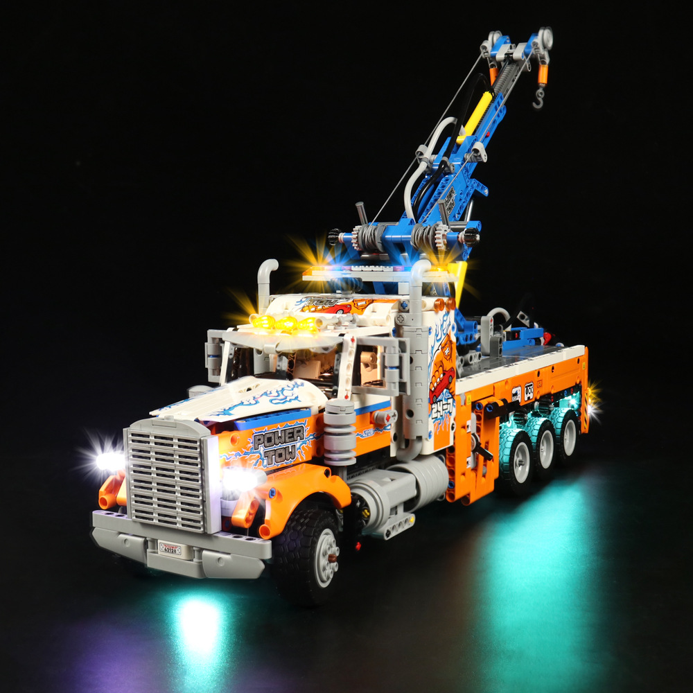 Compatible with LEGO 42128 heavy trailer lighting GC series cross-border dedicated for integrated LEGO lighting