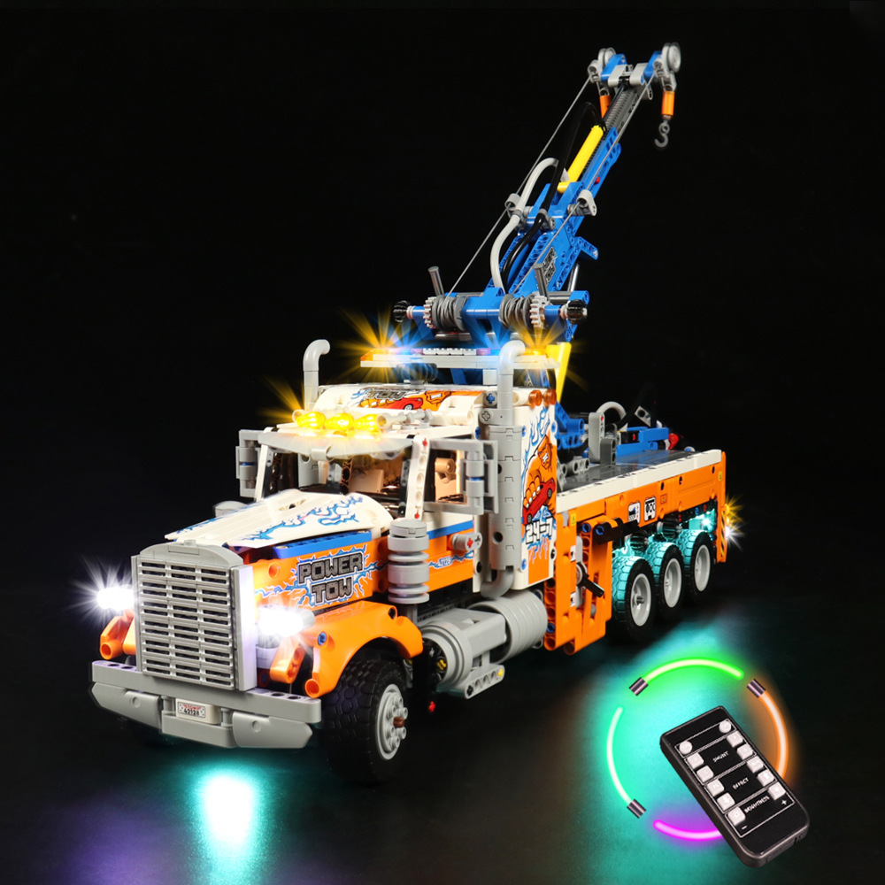 Compatible with LEGO 42128 heavy trailer lighting GC series cross-border dedicated for integrated LEGO lighting