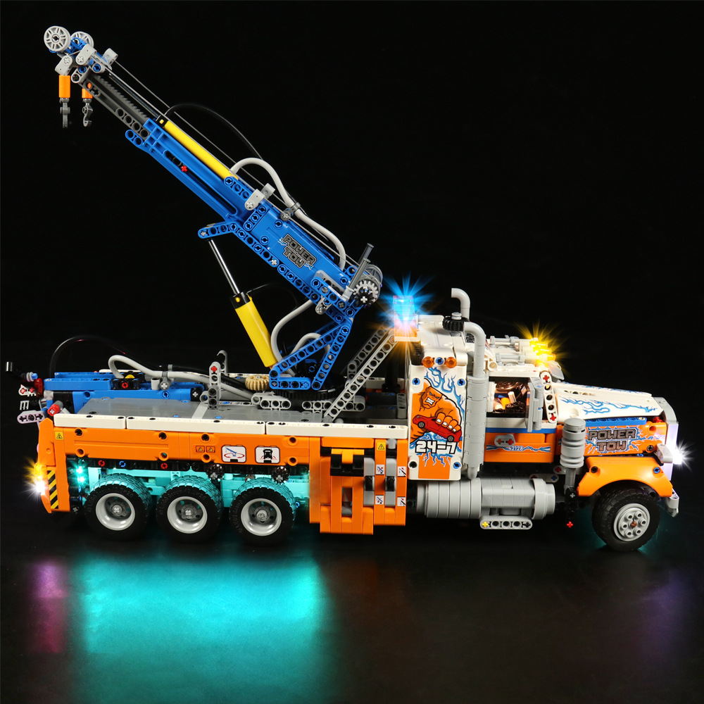 Compatible with LEGO 42128 heavy trailer lighting GC series cross-border dedicated for integrated LEGO lighting