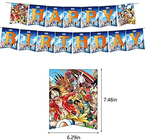 Wholesale LIYANG Set of 130Pcs One Piece Birthday Party Supplies and  Decorations for Boys Includes Plates Cake Topper Balloons Banner Anime  Theme Party Favors : Toys & Games | Supply Leader — Wholesale Supply