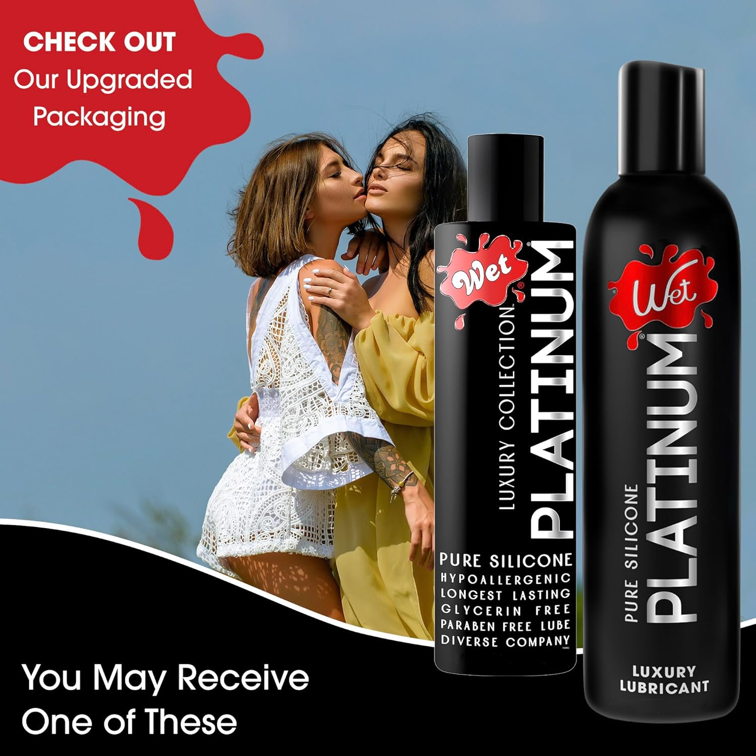 Wet Platinum Silicone-Based Personal Lubricant | Ultra Smooth, Super Slick, Hypoallergenic, Long-Lasting Performance, Waterproof Formula| Lube for Men, Women & Couples, 4.2 fl oz Silicone-Based 4 Fl Oz (Pack of 1)