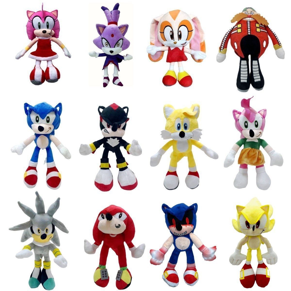 Cross -border hot sale Sonic doll supersonic plush toy mouse hedgehog doll spot direct supply