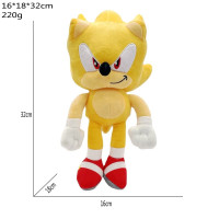 Cross -border hot sale Sonic doll supersonic plush toy mouse hedgehog doll spot direct supply