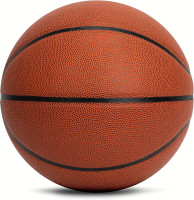 AND1 Street Grip Premium Composite Leather Basketball & Pump- Official Size 7 (29.5”) Streetball, Made for Indoor and Outdoor Basketball Games