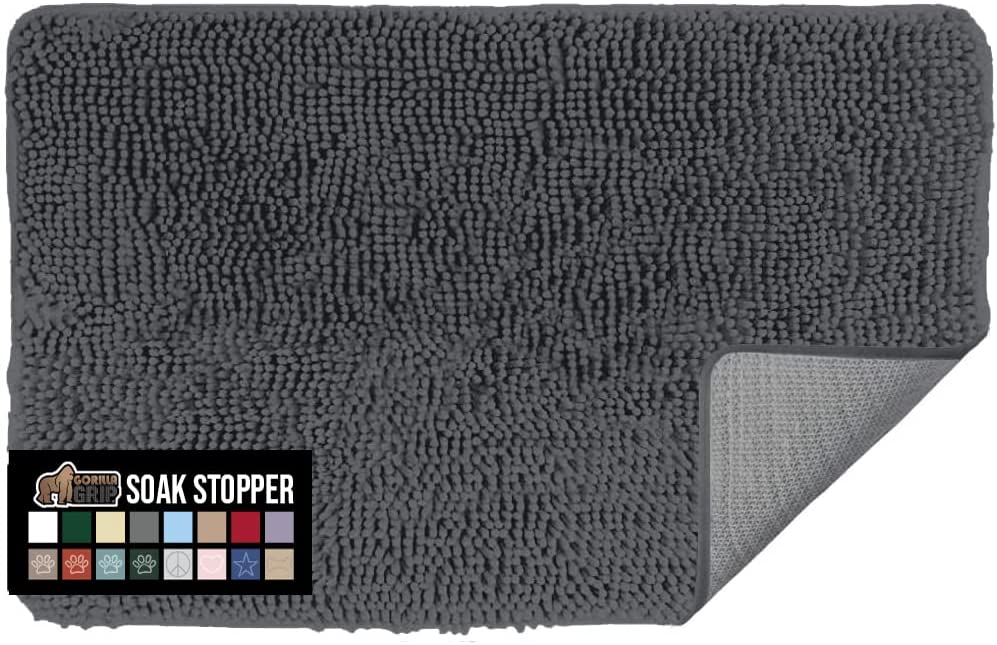 Gorilla Grip  Low-Profile Striped Doormat