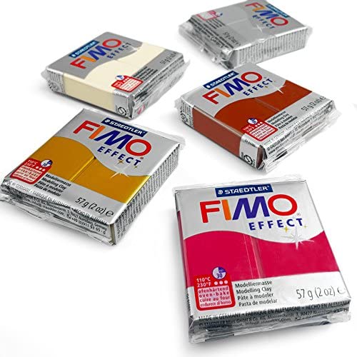 FIMO Soft & Effect Polymer Oven Modelling Clay - 57g - Set of 8 - Purple  Tones