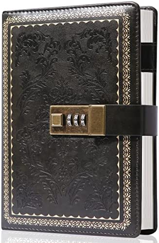 Journals to Write in for Women With Lock ,journal for Women Men Girls Boys  Teens Kids, Refillable Password Notebooks, Personal Stars Secret 