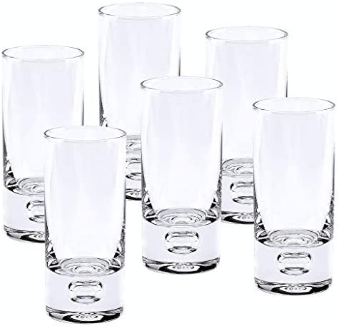 Vikko 1.5 Ounce Shot Glasses, Set of 12 Small Liquor and Spirit Glasses, Durable Tequila Bar Glasses for Alcohol and Espresso Shots, 12 Piece Mini