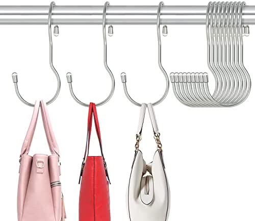 ROFLYER Purse Hook for TABLE3 Pack Instant Purse Holder Bag Hangerlong Womens Purse Hanger Handbag Pocketbook Holder Bag Storage Stylish Desk Accessor