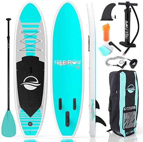 FBSPORT Premium Inflatable Stand Up Paddle Board, Yoga Board with Durable  SUP Accessories & Carry Bag | Wide Stance, Surf Control, Non-Slip Deck