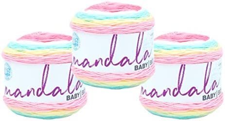 Lion Brand Yarn Ferris Wheel Yarn, Multicolor Yarn for Knitting,  Crocheting, and Crafts, 3-Pack, Sprinkles