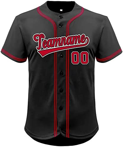  Custom Baseball Jersey Hipster Button Down Shirts Personalized  Stitched Letters Number for Men/Women/Youth : Clothing, Shoes & Jewelry