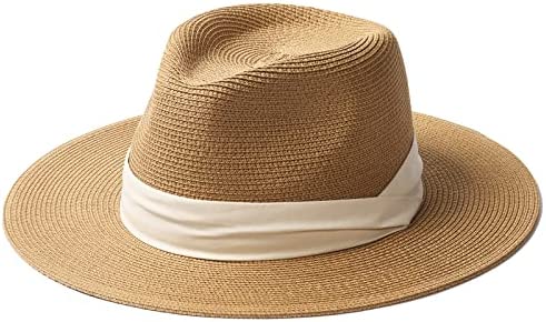 Gionforsy 5 Pack Mens Fedora Hat Classic 1920s Hat Short Brim Fedora Hats  Summer Beach Panama Hat for Men Women