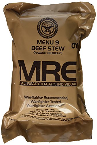 Beef Stew MRE Meal - Genuine US Military Surplus Inspection Date 2020 and Up : Grocery & Gourmet Food
