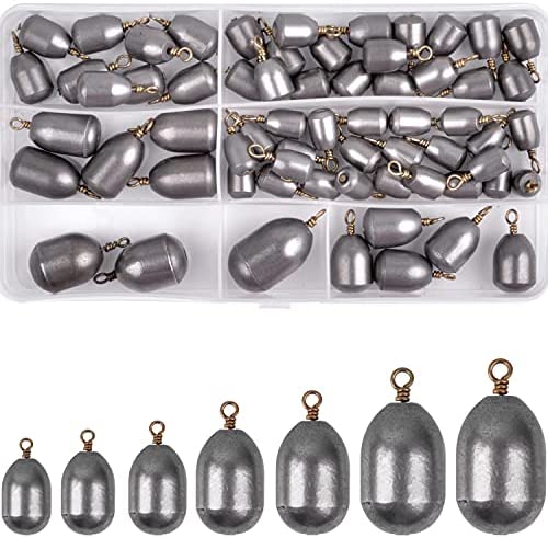  12oz Cannonball Round Fishing Lead Weights - 7 Sinker Weights  Fishing Sinkers Molds for Freshwater or Saltwater Fishing : Sports &  Outdoors