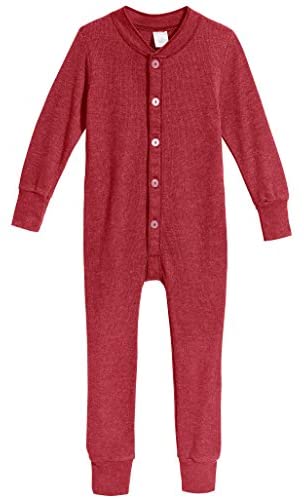 City Threads Boys' and Girls' Union Suit Thermal Underwear Long John Made in USA: Clothing