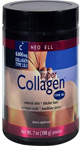 Neocell Super Collagen Powder A 6,600mg Collagen Types 1 & 3 - Unflavored - 7 Ounces: Health & Personal Care