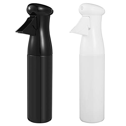 HEQUSigns 2 Pcs Hair Spray Bottle, 300ml Salon Hairdressing Sprayer Continuous Water Mister Empty Spray Bottle Fine Mist Spray Bottle for Plants, Cleaning, Hair Styling : Beauty