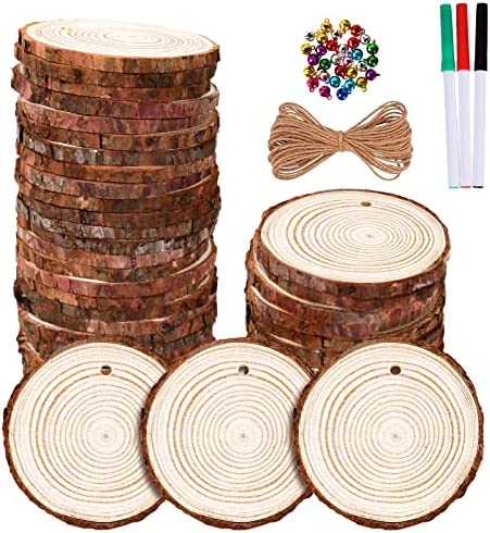Juvale Wooden Cutouts for Crafts, 10 Pack of 8 Inch Wood Circles  Wooden  cutouts, Wood circles, Christmas crafts to sell make money
