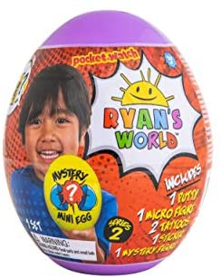 RYAN'S WORLD BK00724.0090 Mystery Mini Egg-Series 2, Multi: Toys & Games