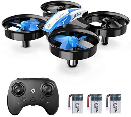 Holy Stone Mini Drone for Kids and Beginners RC Nano Quadcopter Indoor Small Helicopter Plane with Auto Hovering, 3D Flip, Headless Mode and 3 Batteries, Great Gift Toy for Boys and Girls, Blue: Toys & Games