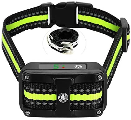 Bark Collar [ Newest 2019 Upgraded ] Rechargeable Shock Training Collar with IP67 Waterproof and Smart Detection Module w/Triple Anti Barking Modes: Beep/Vibration/Shock for Small/Medium/Large Dogs : Pet Supplies