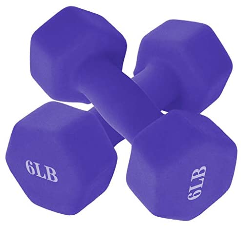 SKKRBMIT US Fast Shipment Set of 2 Neoprene Dumbbells Coated for Non-Slip Grip,Adjustable Dumbbell Combination Barbell Muscle Toning, Strength Building,Weight Loss Home Gym Fitness(Purple): Home & Kitchen