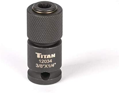 Titan 12034 3/8" Drive to 1/4" Hex Drive Quick Change Adapter