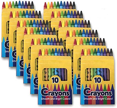 Madisi Crayon Bulk pack, Regular Size, 18 Colors, 900 Count