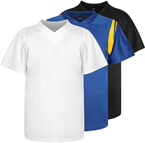 Phoneutrix Blank Football Jersey, Sports T-Shirt Hip Hop Jersey for Party