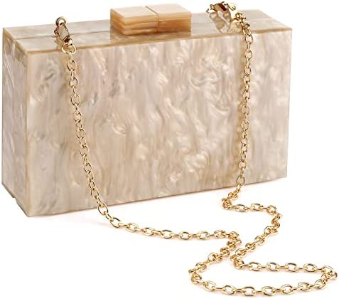 Wholesale Square Box Handbag Transparent Evening Bags, Cute Clear Acrylic  Plastic Neon Hard Frame Party Clutch Purse with Gold Chain Strap From  m.