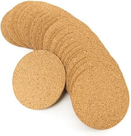 10 Pcs Round 3.5 Absorbent Coaster for Drinks in Office, Home, or  Cottage,Absorbent Heat Resistant Reusable Tea or Coffee Coaster, Blank  Coasters for Crafts,Warm Gifts Coasters