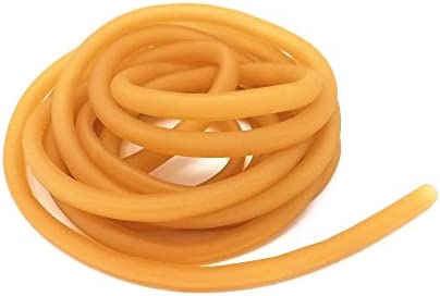 Rubber Hose, Natural Latex Slingshot Rubber Band, 3 m 6 x 9 mm Elastic  Rubber Tube, Natural Latex Rubber Band, Fitness Muscles, Rally Exercise,  Outdoor : : Sports & Outdoors