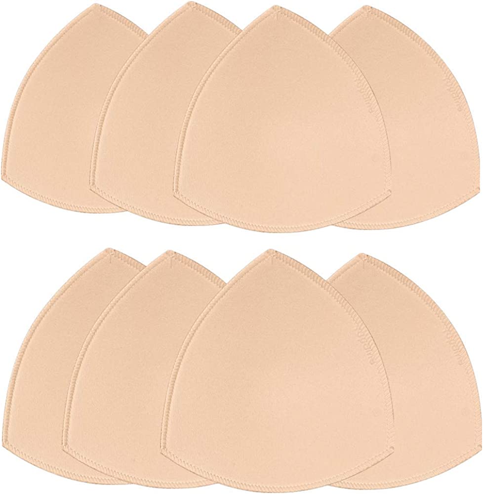 DAYKIT 3 Pairs Removeable Breathable Push up Triangle Bra Pads Inserts for  Bikinis Top Sport Bra Swimsuit for A B C Cup at  Women's Clothing  store
