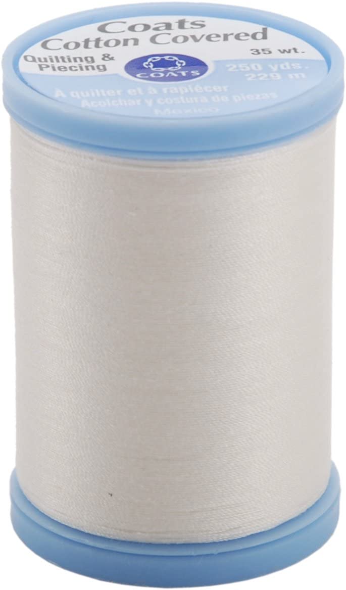 Coats Cotton Machine Quilting Solid Thread 1200yd - Eggshell Cream