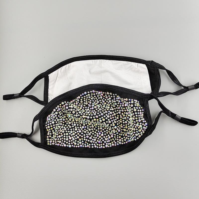 Wholesale European And American Trendy Personality Masks With Diamonds