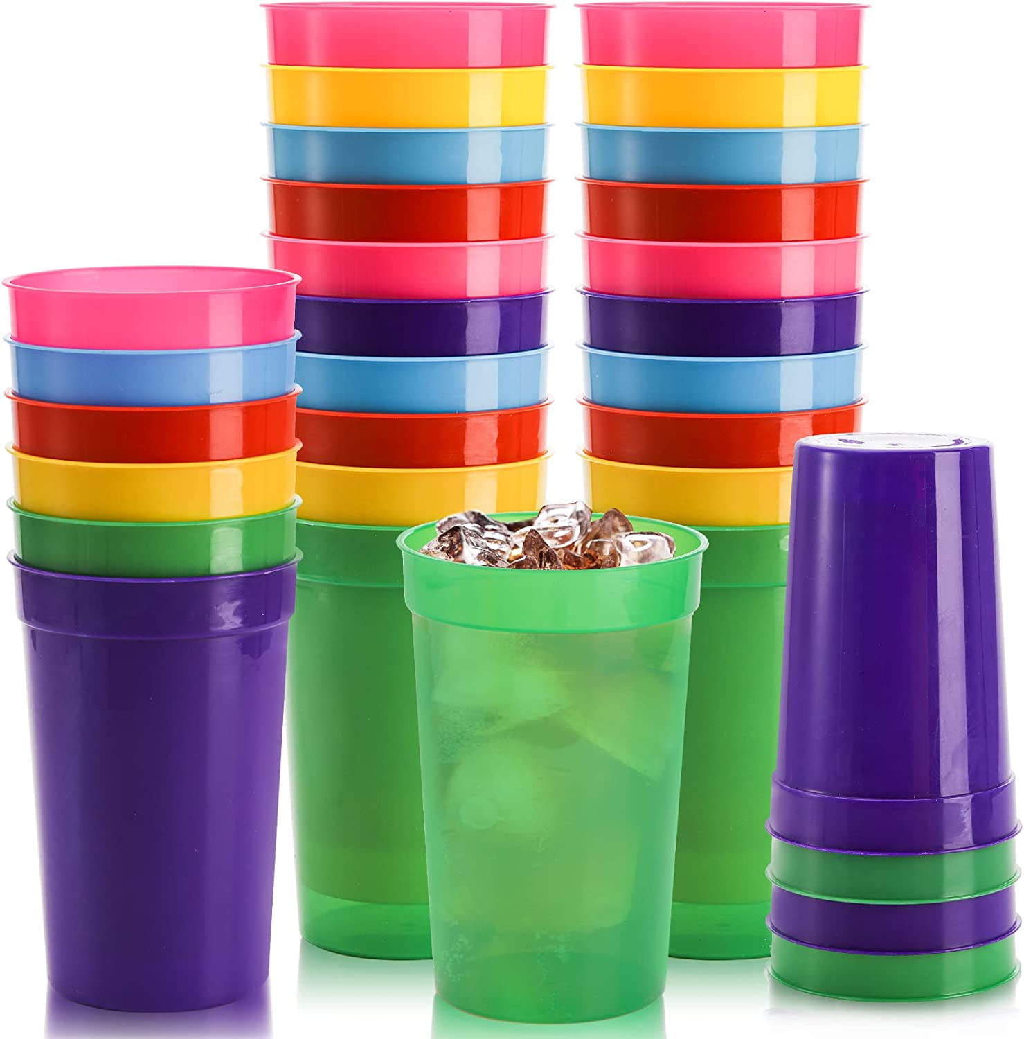 Klickpick Home Kids Cups Set - 8.5 Ounce Children Tumbler with