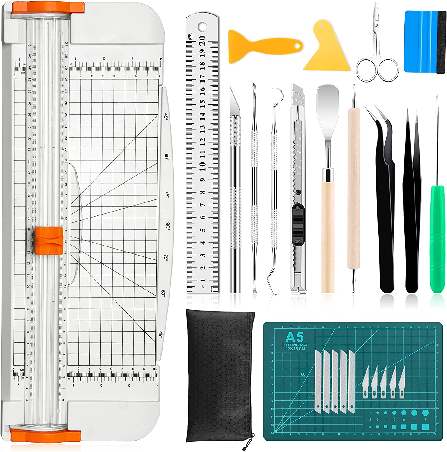 Sooez Weeding Tools for Vinyl, 6PCS Basic Tools Set for Cricut, Precision  Craft Vinyl Tool Kit