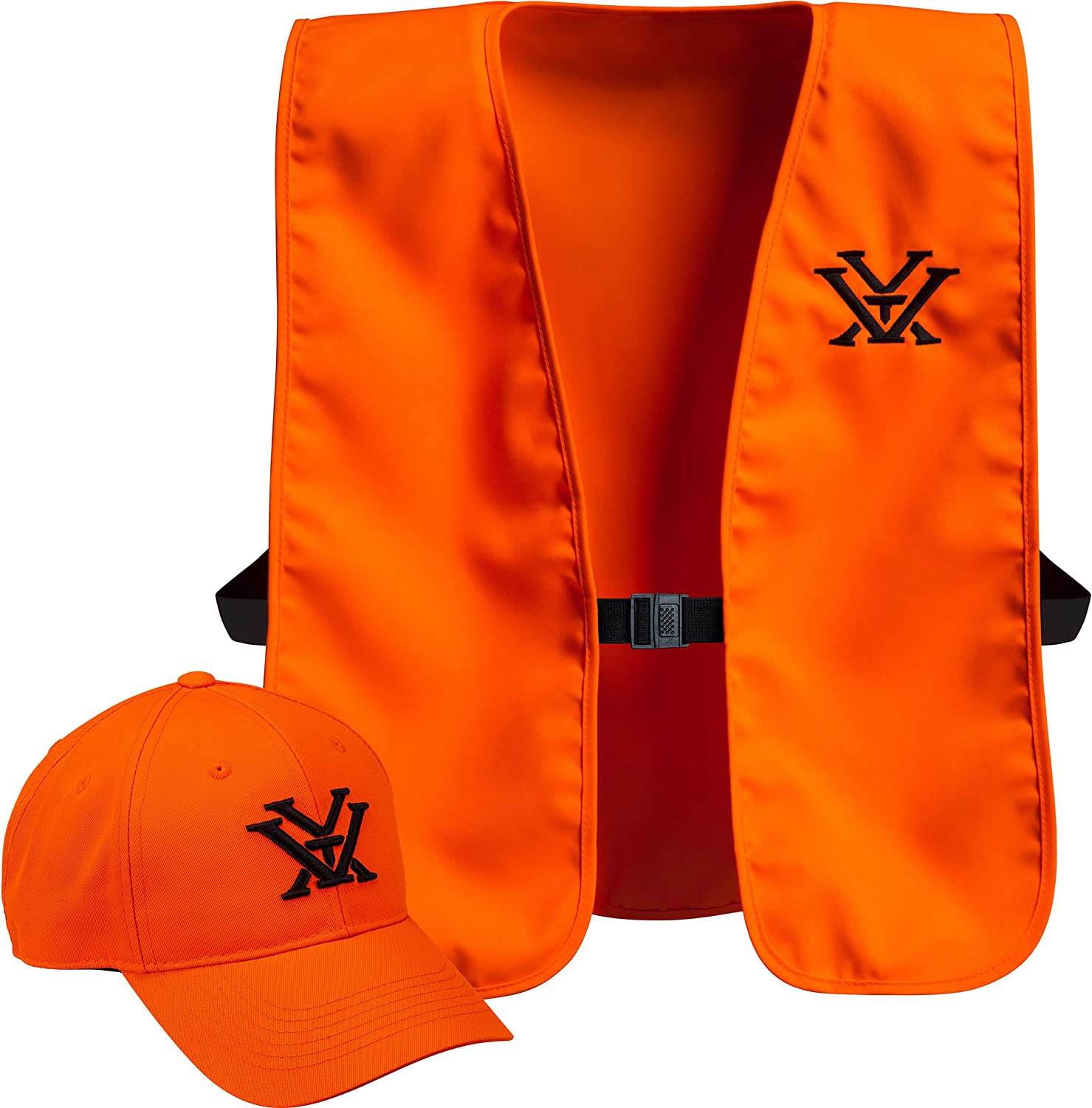  Suhine 6 Pack Blaze Orange Hunting Vest and Reversible Hat Set  3 Blaze Orange Hunting Vest 3 Camo and Blaze Orange Hunting Reversible Hat  for Men Outdoor Sports, Fishing, Outdoor Hunting