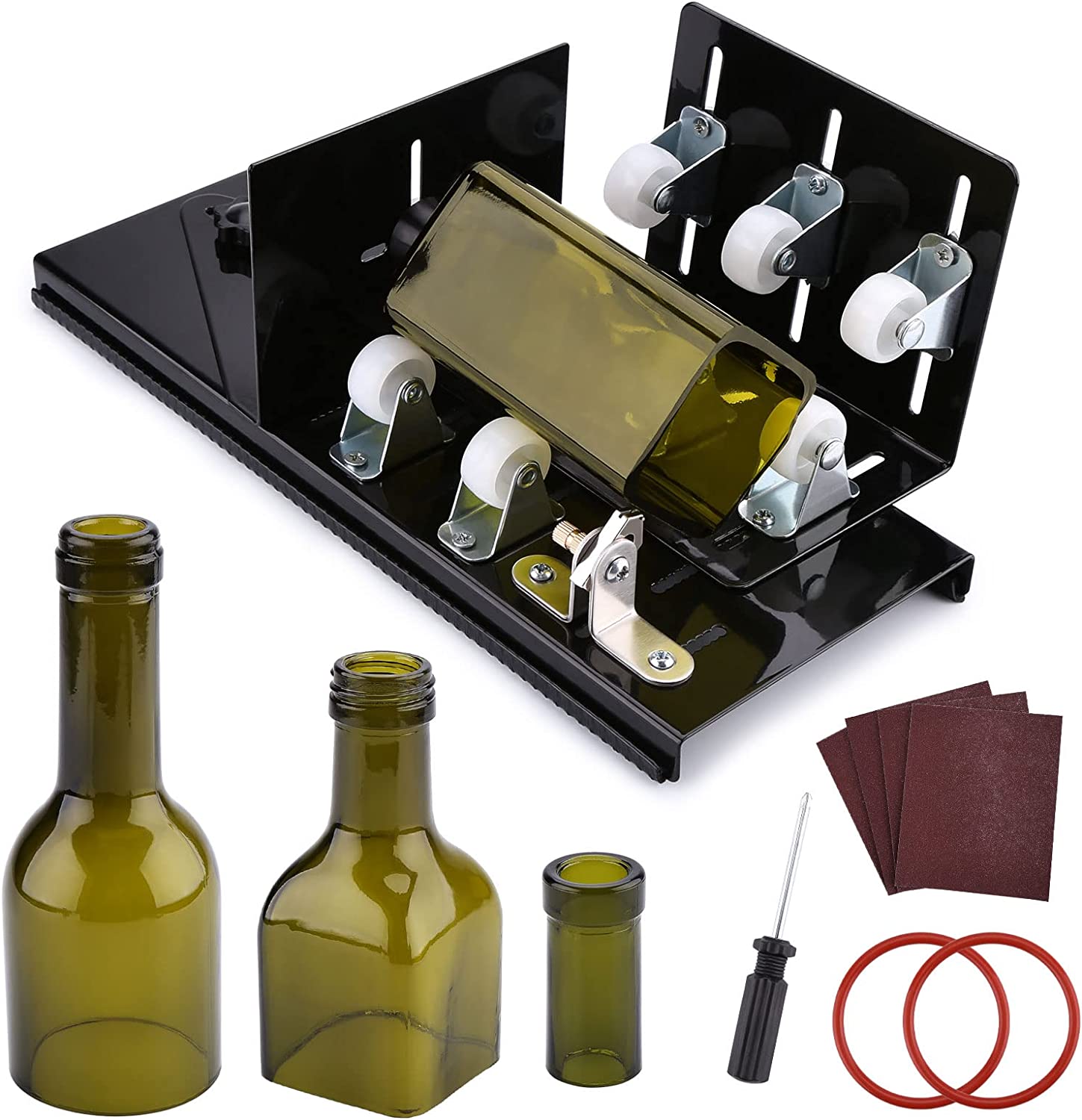6000R/Min Glass Bottle Cutter, 150W Electric DIY Bottle Cutter Machine,  Wine Bottle Cutter Tool Kit 