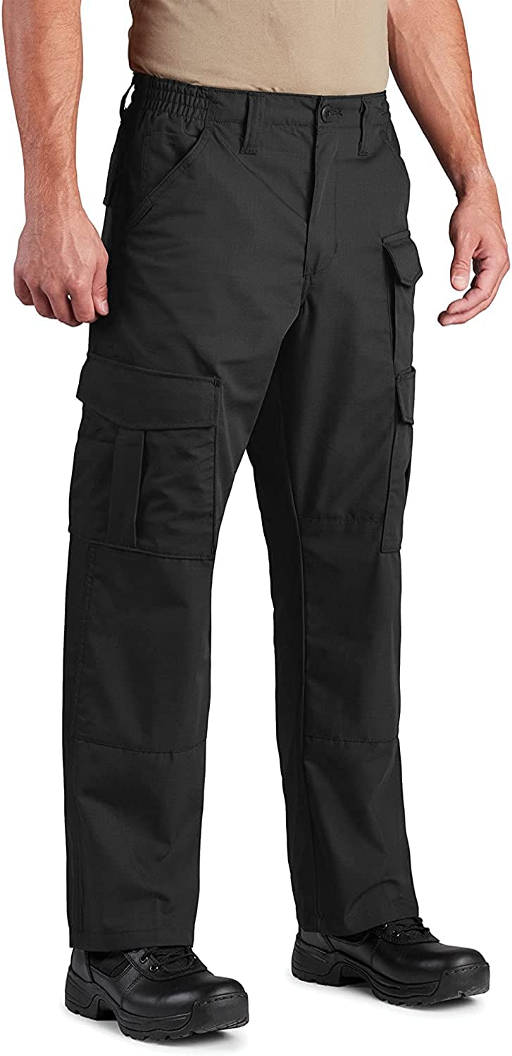 TACVASEN Men's Outdoor Tactical Pants Water Resistant Military Cargo Hiking  Pants Lightweight Durable Ripstop Work Pants