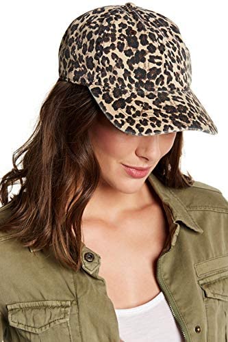 Newfancy Women Men Winter Hats Leopard Print Cuffed Beanie Double