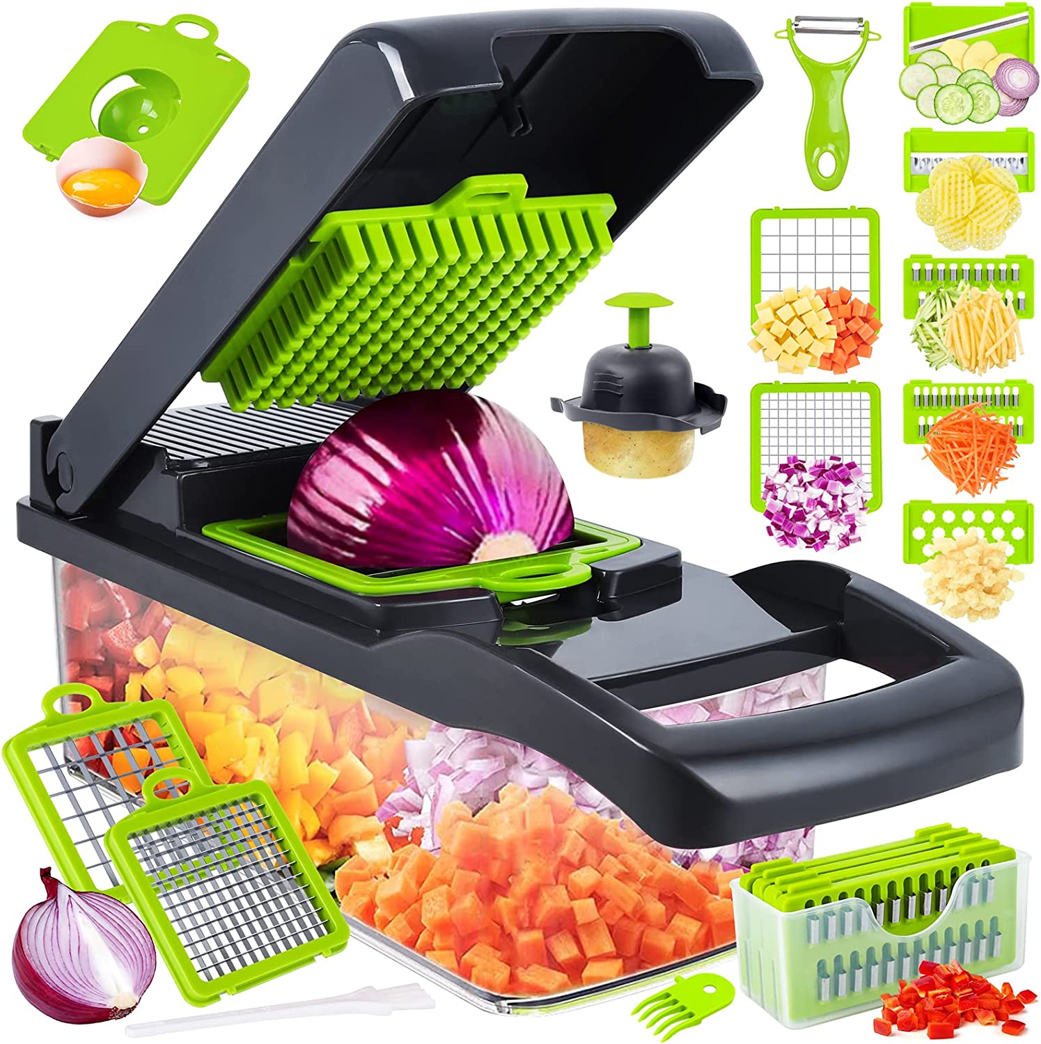 Buy Wholesale China Onion Cutter Vegetable Chopper Mandoline Slicer  Multipurpose Vegetable And Fruit Chopper Cutter For Kitchen Vegetable  Grater & Onion Cutter at USD 3.68