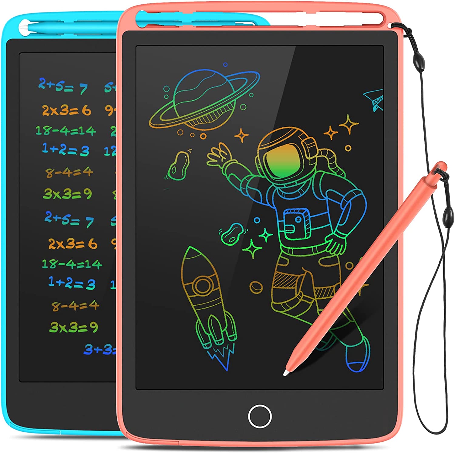 12 Pack LCD Writing Tablets 8.5 Inch Bulk Colorful Doodle Board