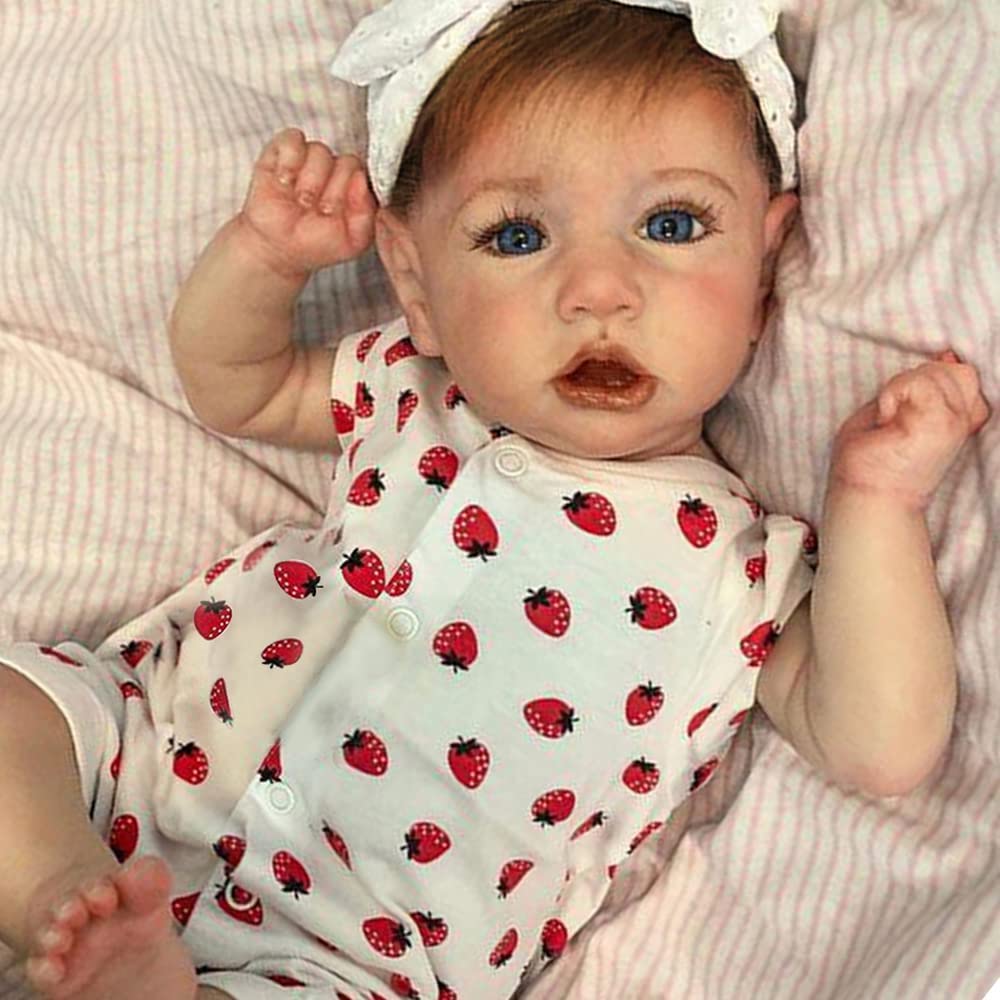 24 Truly Cute Girl Lifelike Reborn Baby Doll SweetHouse Reborns® Dorota   Lifelike Reborn Dolls for Sale❤️Cheap Realistic Silicone Newborn Baby Doll