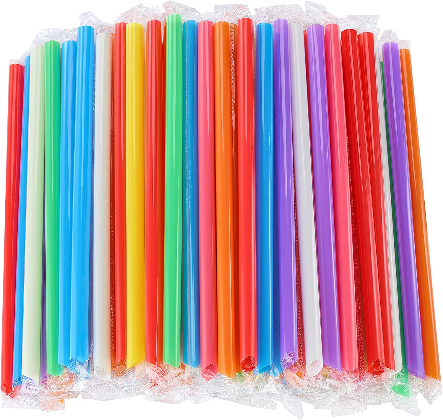 Platinum Silicone Straws, 14 inch Extra Long & Wide for Boba