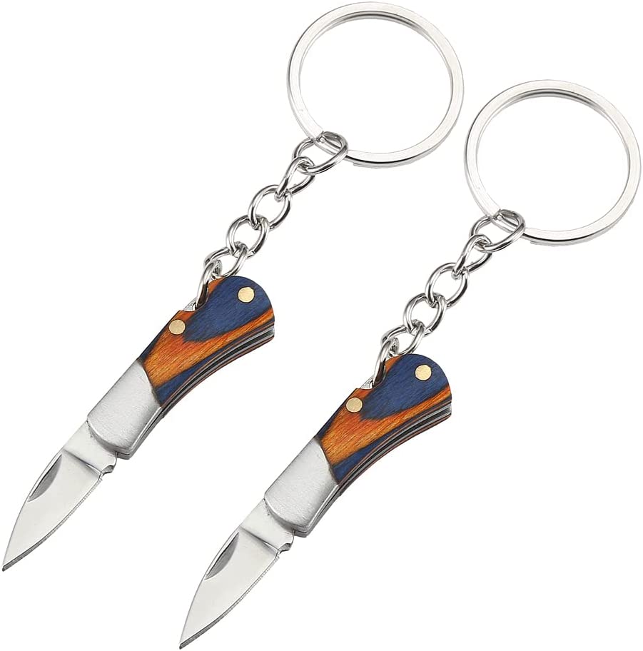 Pastel Ceramic-Blade Foldable Pocket Knife Keychain – Self Defense Keychain  Store