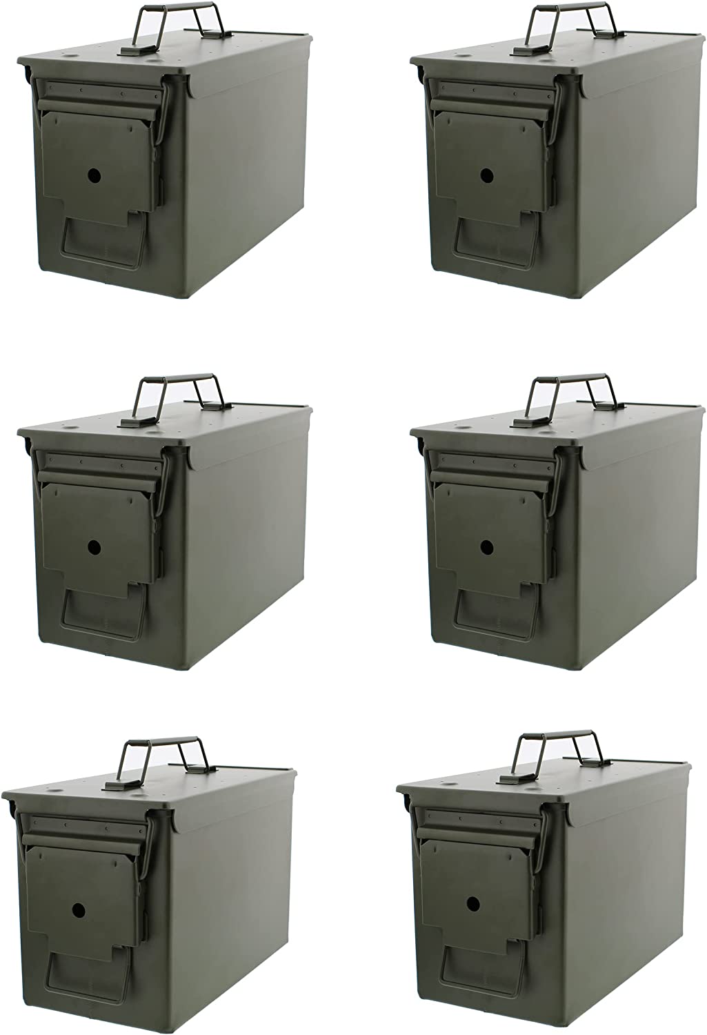  GUGULUZA Metal Ammo Can .30 and .50 Cal 2-Pack